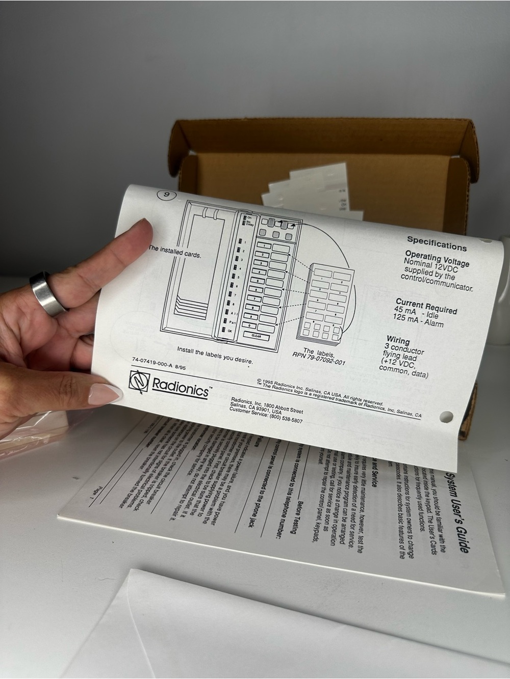 NOB Radiodisc Vertical Keypad - Picture 11 of 16